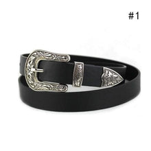 Load image into Gallery viewer, Women Belt Fashion Carved Retro Buckle Head Decorative Leisure