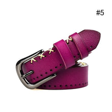 Load image into Gallery viewer, Women Split Leather Casual Buckle Belt